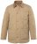 JP1880 836628 Prošívaná bunda ve westernovém stylu Tmavě béžová - Bundy - Bundy Nadměrné Velikosti - 2XL-8XL