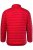 Boston Park 638 Prošívaná bunda bellyfit se stojáčkem Červená - Bundy - Bundy Nadměrné Velikosti - 2XL-8XL