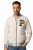 JP1880 836786 College bunda s emblémem Krémově bílá - Bundy - Bundy Nadměrné Velikosti - 2XL-8XL