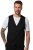 JP1880 New York Flexnamic Žerzejová vesta Černá - Obleky - Obleky 2XL-8XL