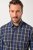 JP1880 Checked Shirt Long Sleeve Kent Collar Anthracite - Košile - Košile 2XL-10XL