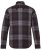 JP1880 Shirt Flannel Long Sleeve Dark Brown - Košile - Košile 2XL-10XL