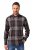 JP1880 Shirt Flannel Long Sleeve Dark Brown - Košile - Košile 2XL-10XL