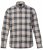 JP1880 Checked Flannel Shirt Long Sleeve Dark Dusty Pink - Košile - Košile 2XL-10XL