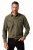 JP1880 Denim Shirt Long Sleeve Olive Green - Košile - Košile 2XL-10XL