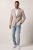 JP1880 Jacket Business Checked Beige - Obleky - Obleky 2XL-8XL