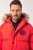 JP1880 Parka Quilted Faux Fur Hood Red - Bundy - Bundy Nadměrné Velikosti - 2XL-8XL