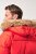 JP1880 Parka Quilted Faux Fur Hood Red - Bundy - Bundy Nadměrné Velikosti - 2XL-8XL