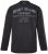 Men+ 612 Tričko s dlouhým rukávem Denim Brand Company Černá - Trička - Trička nadměrné velikosti - 2XL-14XL