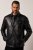 JP1880 Leather Jacket Finest Lamb Nappa Black - Bundy - Bundy Nadměrné Velikosti - 2XL-8XL