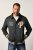 JP1880 Blouson Velour with Chest Embroidery Dark Green - Bundy - Bundy Nadměrné Velikosti - 2XL-8XL