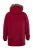 Men+ 619 Funkční parka s kapucí z umělé kožešiny Vínově červená - Bundy - Bundy Nadměrné Velikosti - 2XL-8XL