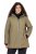 Ulla Popken 844034 Funkční bunda Khaki - Bundy - Dámské bundy velkých velikostí