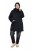 Ulla Popken 845111 Parka Černá - Kabáty - Dámské kabáty pro plnoštíhlé