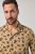 JP1880 Boxy Cuba Short Sleeve Shirt Camel - Košile - Košile 2XL-10XL