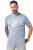 JP1880 846221 Rolling Stones Tongue Tričko Světle modrá - Trička s kapelami - Kapelová trička ve velikostech 2XL–10XL