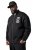 STHUGE 847083 Varsity bunda ze scuba látky Černá - Bundy - Bundy Nadměrné Velikosti - 2XL-8XL