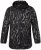 Jay-Pi 847852 Ultralehká outdoorová bunda s reflexním potiskem Černá - Bundy - Bundy Nadměrné Velikosti - 2XL-8XL