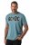 JP1880 849790 AC/DC Classic Logo Tričko Tyrkysově modrá - Trička s kapelami - Kapelová trička ve velikostech 2XL–10XL