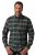 JP1880 850923 Kostkovaná košile s dlouhým rukávem Lesní zelená TALL - TALL košile - TALL košile pro vysoké muže