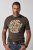 JP1880 851001 Rolling Stones Retro Logo Tričko Oříšková - Trička s kapelami - Kapelová trička ve velikostech 2XL–10XL