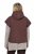 Ulla Popken 851785 Oversize prošívaná vesta s kapucí Hnědá - Vesty - 