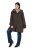 Ulla Popken 851803 Duffle coat Tmavě hnědá - Kabáty - Dámské kabáty pro plnoštíhlé