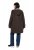 Ulla Popken 851803 Duffle coat Tmavě hnědá - Kabáty - Dámské kabáty pro plnoštíhlé
