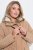 Ulla Popken 852028 Parka Béžová - Kabáty - Dámské kabáty pro plnoštíhlé
