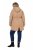 Ulla Popken 852028 Parka Béžová - Kabáty - Dámské kabáty pro plnoštíhlé