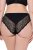 Ulla Popken 853040 Boxerky s krajkou Černá - Kalhotky - 