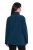Ulla Popken 853668 Fleecová bunda se stojáčkem Petrolejová - Fleecové oblečení - 
