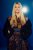 Ulla Popken 853894 Krátká bunda z umělé kožešiny Černá - Bundy - Dámské bundy velkých velikostí