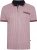 Kam Jeans 5487 Dobby Print Pique Polo Red - Polokošile - Polokošile 2XL-8XL - Trička s límečkem 2XL-8XL