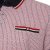 Kam Jeans 5487 Dobby Print Pique Polo Red - Polokošile - Polokošile 2XL-8XL - Trička s límečkem 2XL-8XL