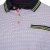 Kam Jeans 5488 Dobby Print Pique Polo Navy - Polokošile - Polokošile 2XL-8XL - Trička s límečkem 2XL-8XL