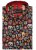 Kam Jeans 6040 Floral Skull Print Shirt Black - Košile - Košile 2XL-10XL