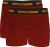 Motley Denim Amsterdam Boxershorts Red 2-pack - Spodní prádlo - Spodní Prádlo Nadměrné Velikosti 2XL-8XL