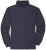 Adamo Fabio Comfort fit Turtleneck Long sleeve T-shirt Charcoal - Trička - Trička nadměrné velikosti - 2XL-14XL