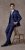 Skopes Kennedy Suit pants Royal Blue - Džíny & kalhoty - Džíny a Kalhoty - W40-W70