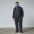 North Latitude Sweat Cardigan Černá - TALL mikiny - TALL mikiny pro vysoké muže