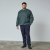 North Latitude Crewneck Logo Sweat Zelená/Khaki - TALL mikiny - TALL mikiny pro vysoké muže