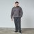 North Latitude Crewneck Sweatshirt Šedá/Dřevěné uhlí - TALL mikiny - TALL mikiny pro vysoké muže