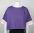 Nora Mikken AGNES Crop Top Purple - Trička - 