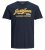 Jack & Jones Logo T-Shirt Navy - Trička - Trička nadměrné velikosti - 2XL-14XL