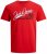 Jack & Jones Elogo T-Shirt True Red - Trička - Trička nadměrné velikosti - 2XL-14XL