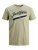 Jack & Jones JJELOGO TEE Light Green - Trička - Trička nadměrné velikosti - 2XL-14XL