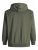 Jack & Jones JPRBLUBOOSTER SWEAT Hoodie Khaki - Mikiny & mikiny s kapucí - Mikiny & Mikiny s kapucí 2XL-12XL