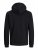 Jack & Jones JCOBERG SWEAT ZIP Hoodie Black - Mikiny & mikiny s kapucí - Mikiny & Mikiny s kapucí 2XL-12XL