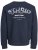 Jack & Jones Yuki Back Print Crew Neck Sweatshirt Sky Captain - Mikiny & mikiny s kapucí - Mikiny & Mikiny s kapucí 2XL-12XL